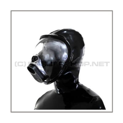 Deluxe gasmask-zipper-hood HR-L with panoramic-view - model PIRELLI